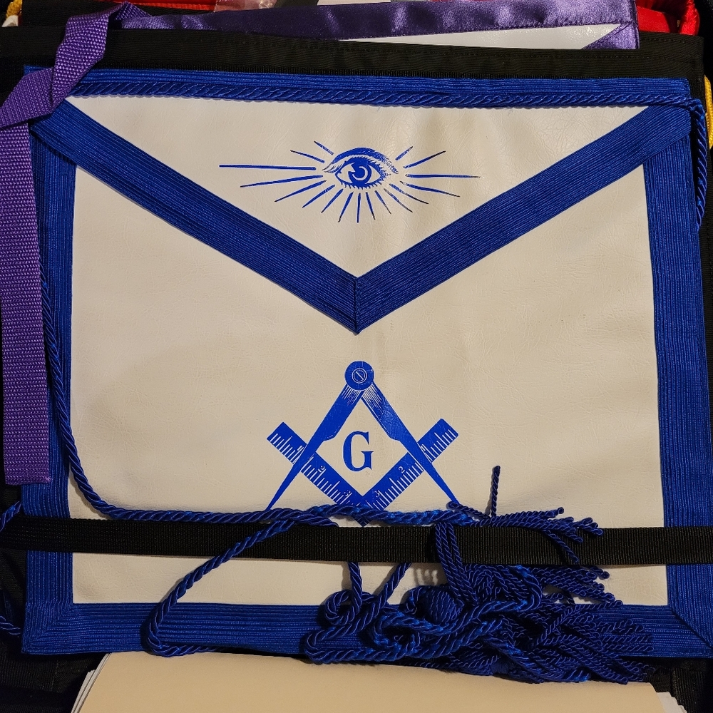 Prince Hall Masonic apron lot, select, Royal arch Eastern Star,